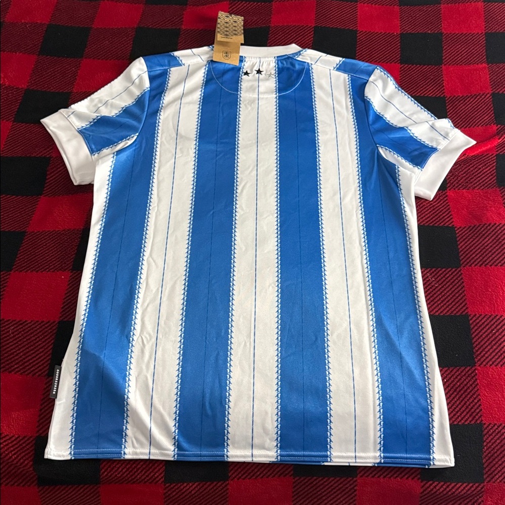 Huddersfield Town 🏴󠁧󠁢󠁥󠁮󠁧󠁿 2024-25 Umbro Home League One Jersey - Picture 8 of 9